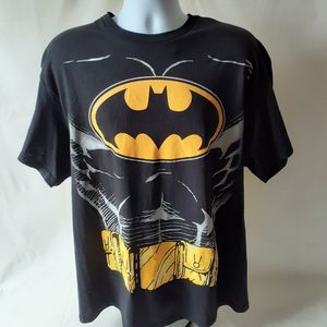 Batman mens short sleeve t-shirt with cape